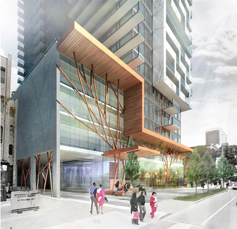 50 at Wellesley Station in Toronto — rendering 2