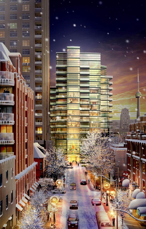77 Charles West in Toronto — rendering 4