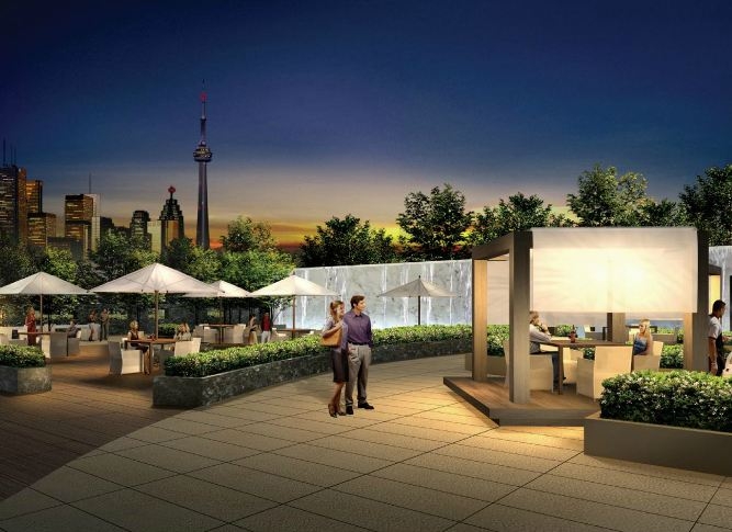 Aura at College Park in Toronto — rendering 3