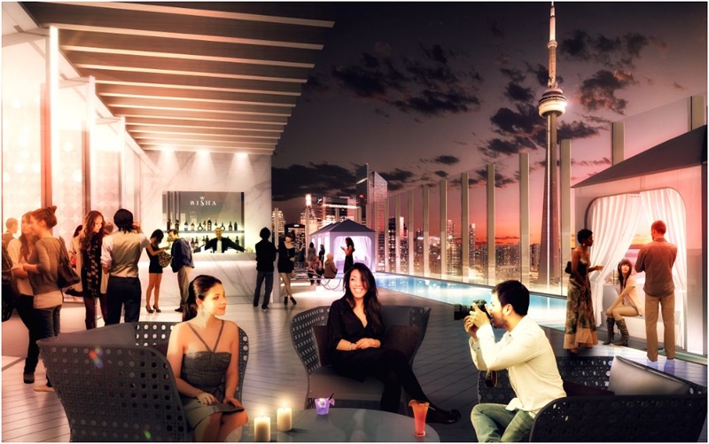 Bisha Hotel & Residences in Toronto — rendering 8