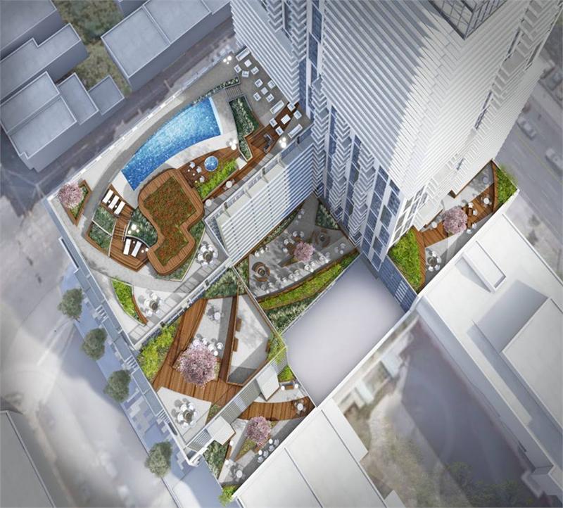 Dundas Square Gardens in Toronto — rendering 5