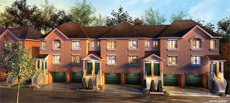 Hampshire Mews Townhouses in Richmond Hill — rendering 2