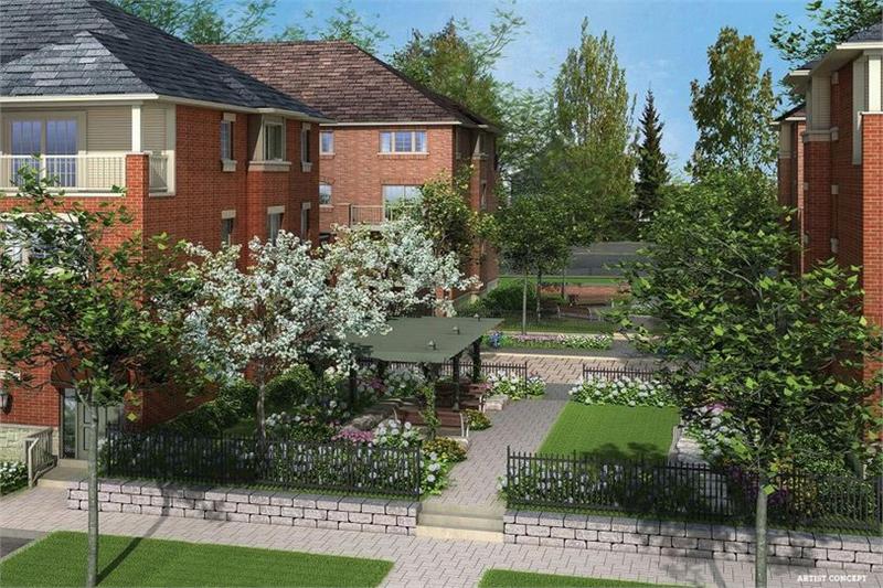 Hampshire Mews Townhouses in Richmond Hill — rendering 3