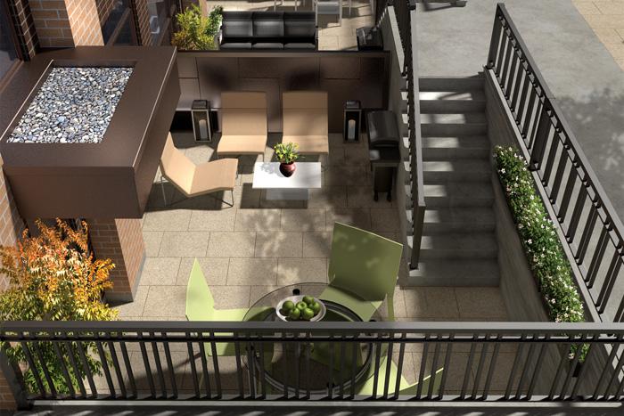 LA Courtyards in Toronto — rendering 3