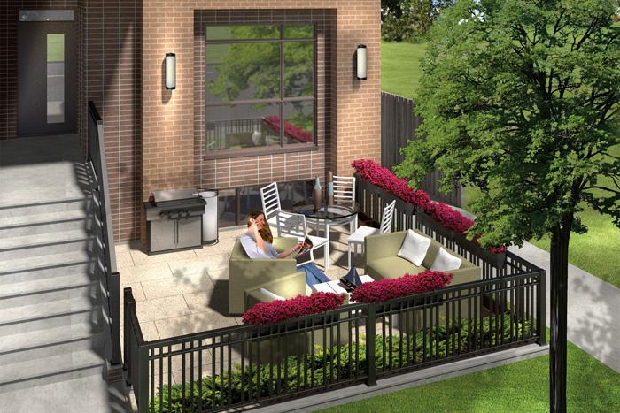 LA Courtyards in Toronto — rendering 9