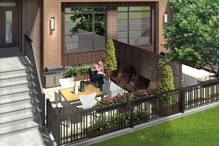 LA Courtyards in Toronto — rendering 4