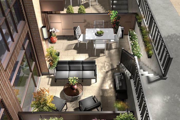 LA Courtyards in Toronto — rendering 13