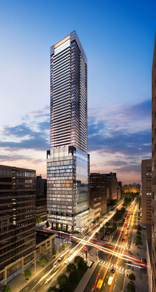 The Residences of 488 University Avenue in Toronto — rendering 2