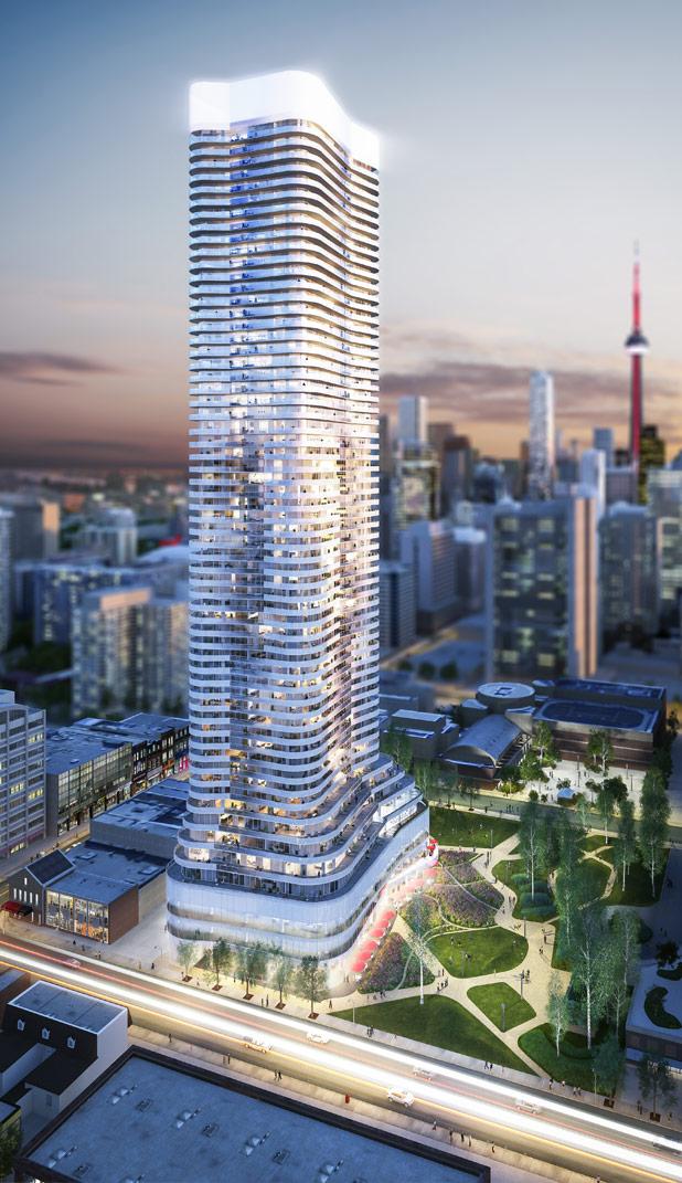 Wellesley on the Park in Toronto — rendering 1