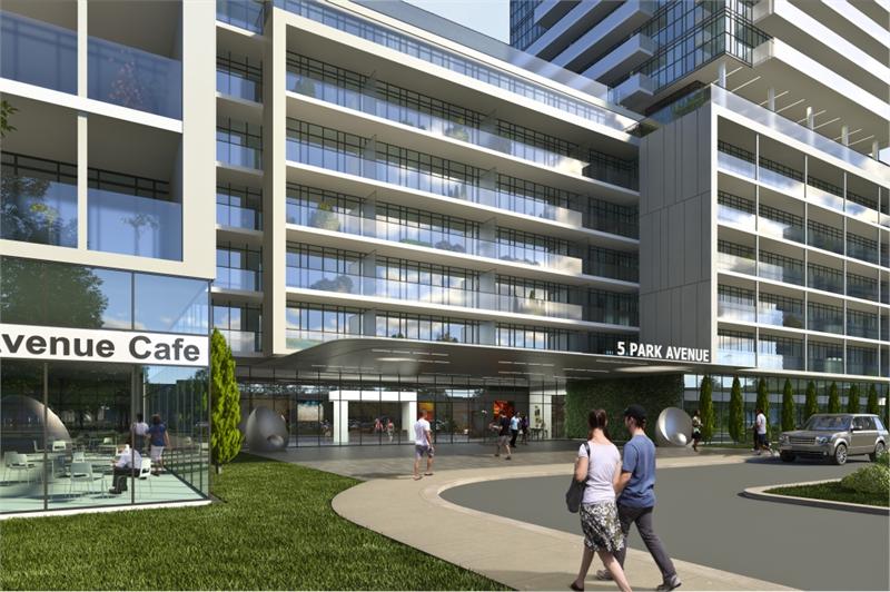 Central Park in Toronto — rendering 3
