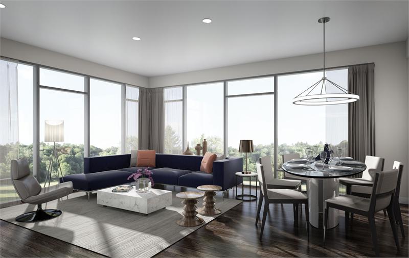 Jazz Condos in Burlington — rendering 2