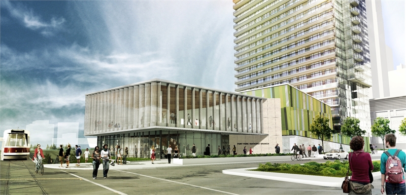 Library District in Toronto — rendering 3
