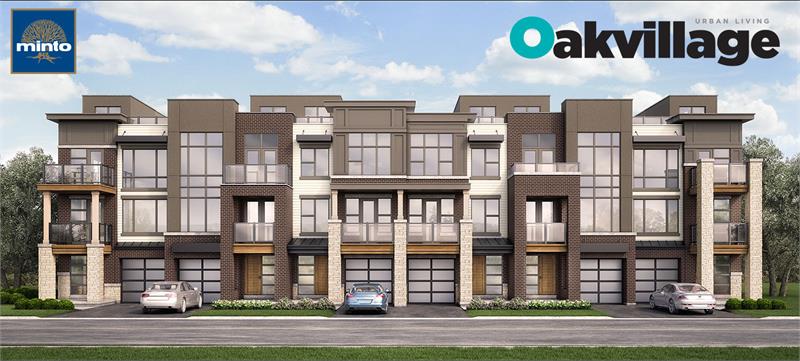 Minto Oakvillage Townhouses in Oakville — rendering 2