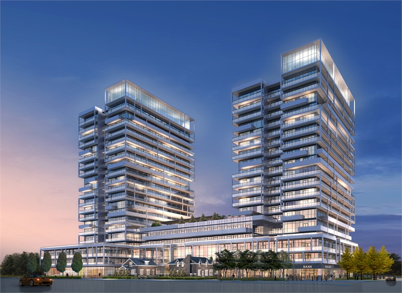 Rain Condos in Oakville — rendering 2