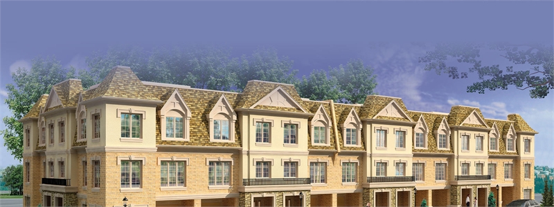 San Francisco by the Bay Townhouses in Pickering — rendering 2
