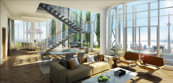 Shangri La Hotel & in Toronto — rendering 5