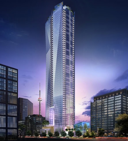 Shangri La Hotel & in Toronto — rendering 3