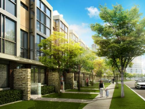 The Marquee Townhouses in Mississauga — rendering 3