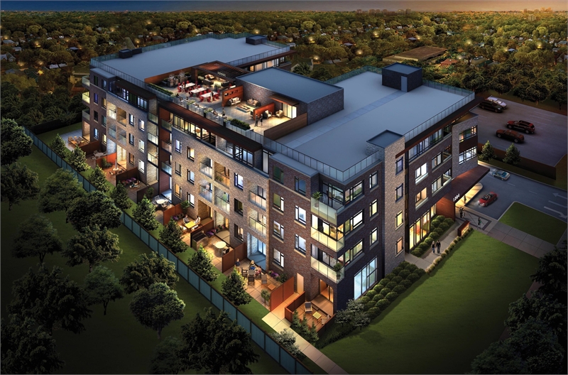 The Mod’rn in Burlington — rendering 2
