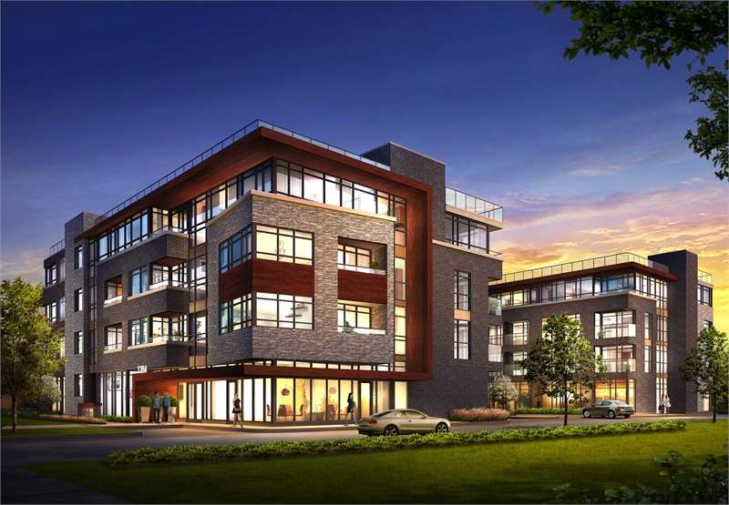 The Mod’rn in Burlington — rendering 1