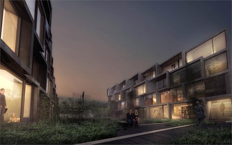 The Tree House Townhomes in Toronto — rendering 3