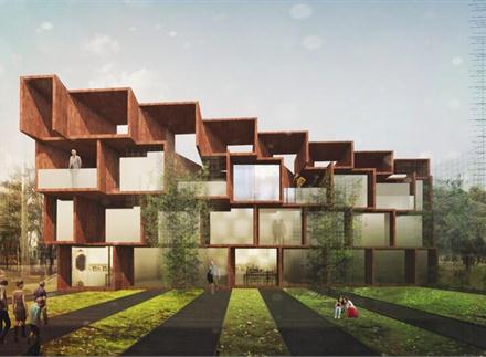 The Tree House Townhomes in Toronto — rendering 4