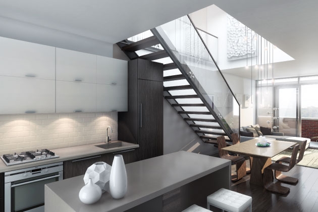 Arch Lofts in Toronto — rendering 3