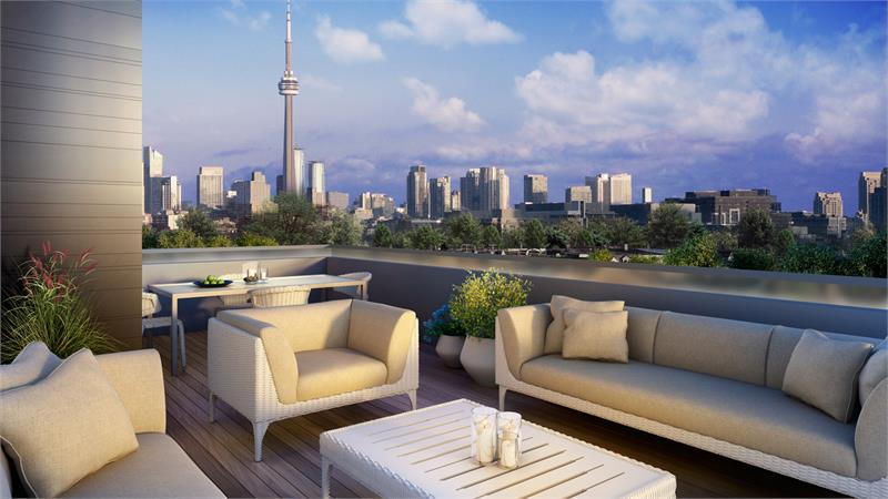 Brockton Commons Townhouses in Toronto — rendering 4