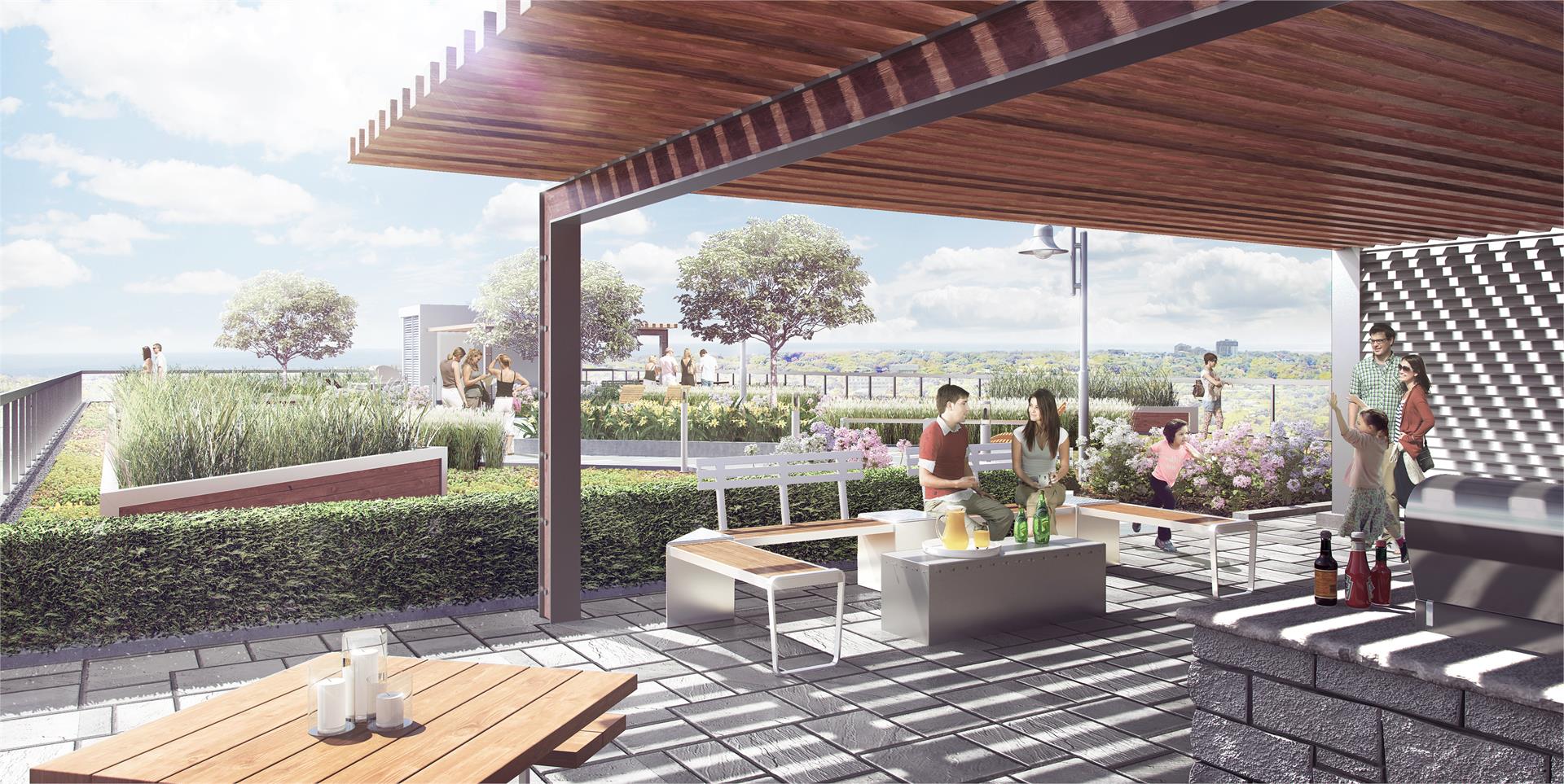 Danforth Square in Toronto — rendering 3