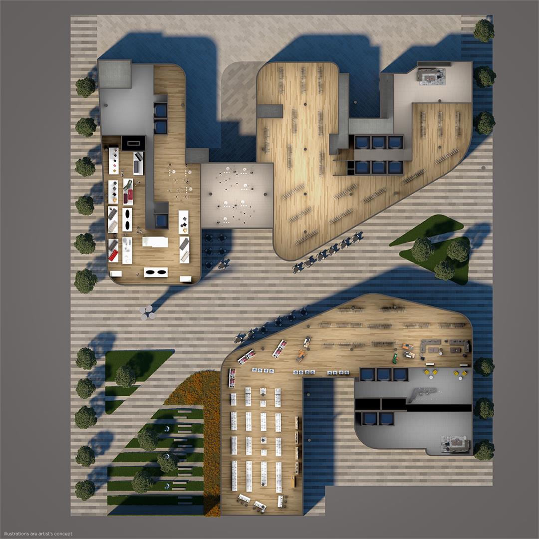 Artists’ Alley in Toronto — rendering 5