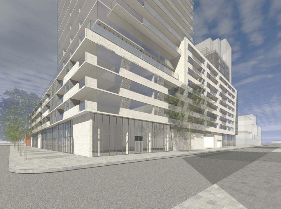 309 Cherry Street in Toronto — rendering 2