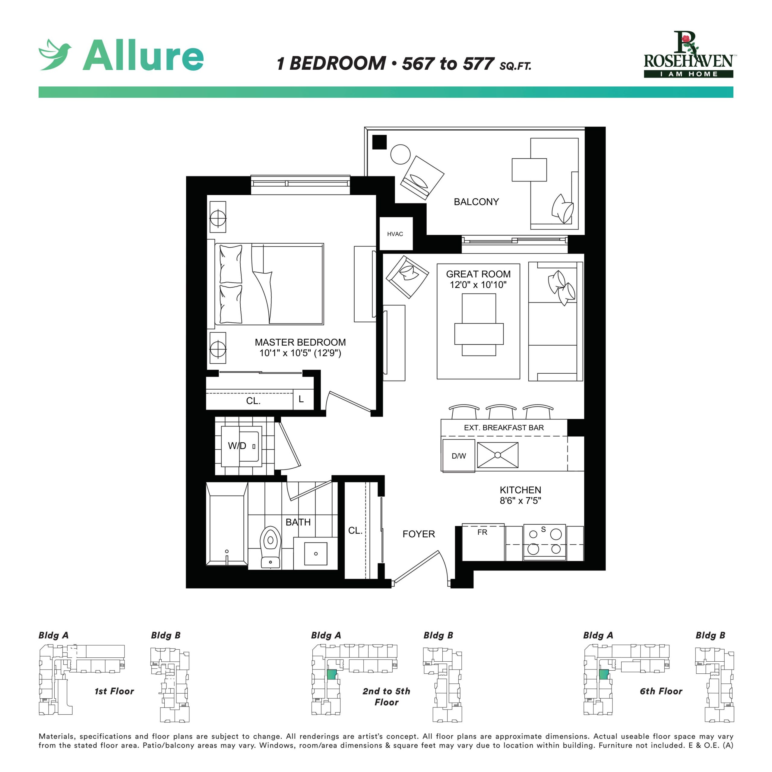 Allure floor plan
