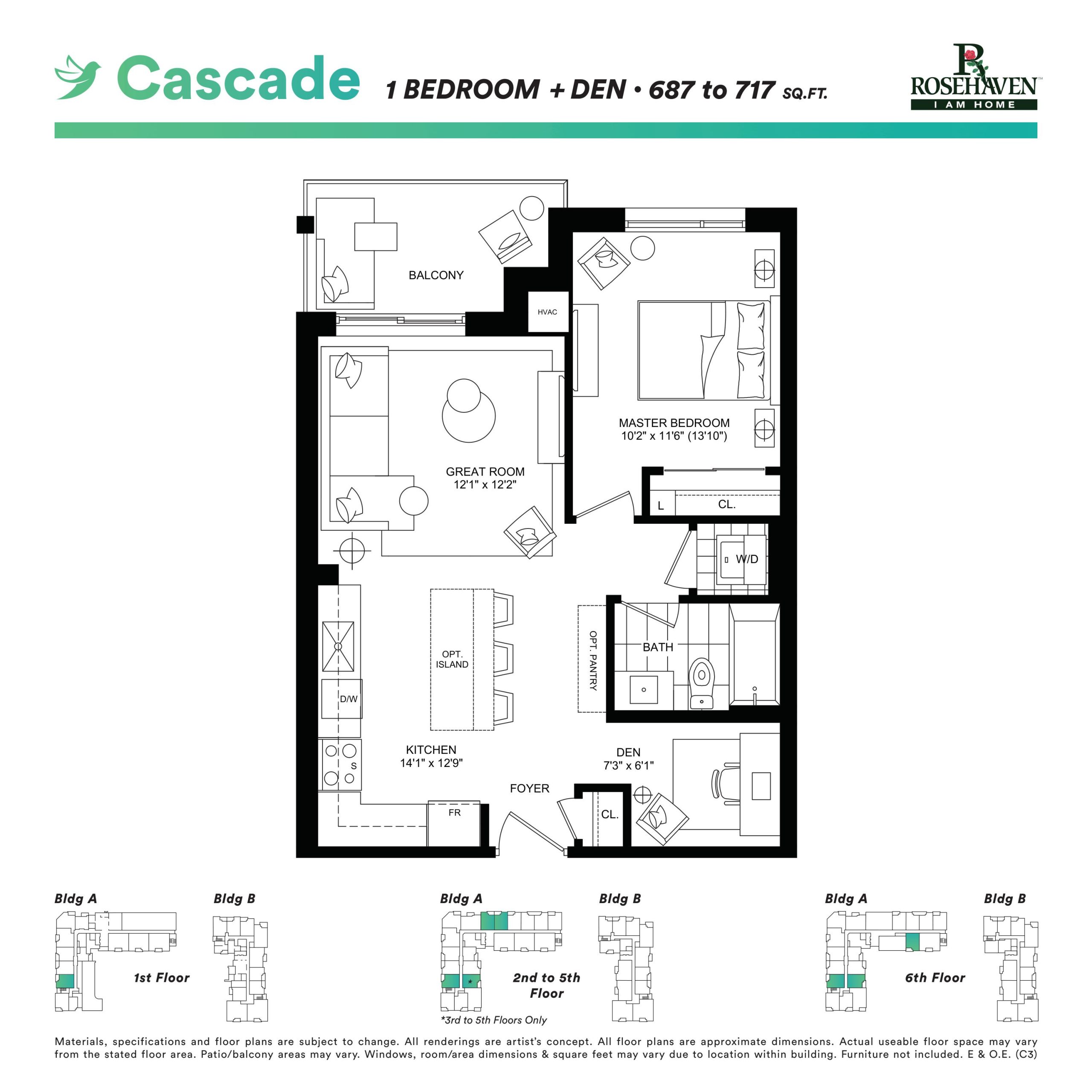 Cascade floor plan