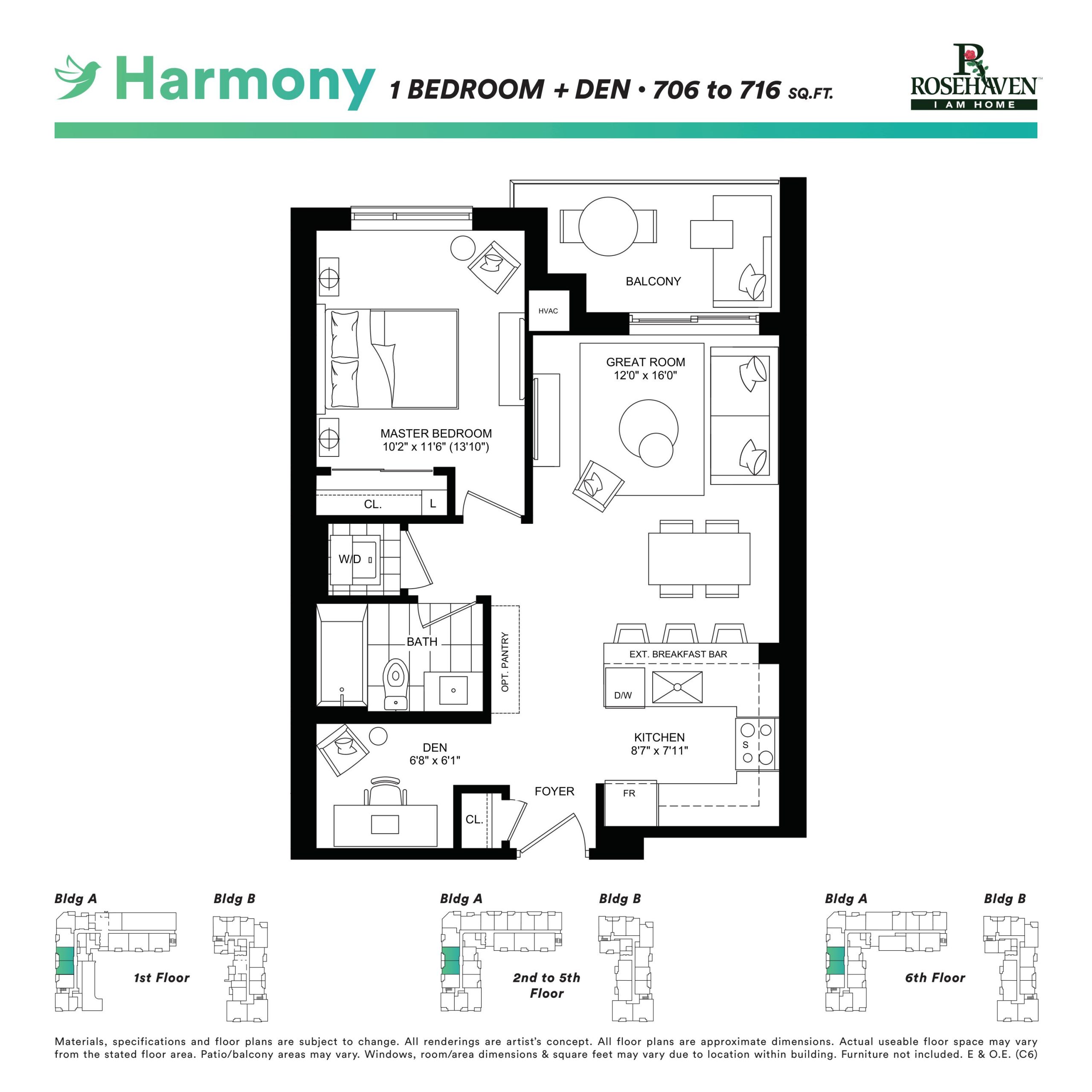 Harmony floor plan