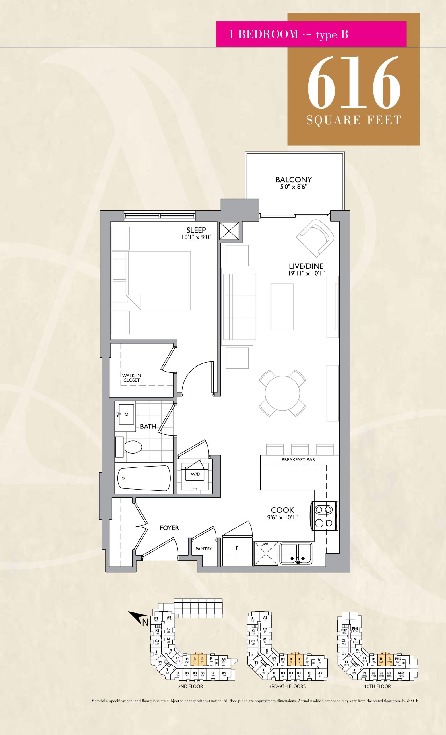 Type B floor plan
