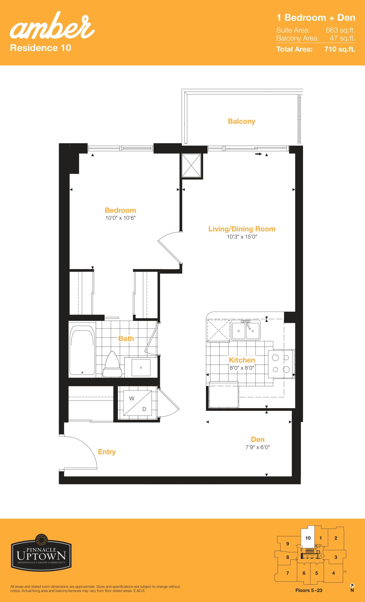 Residence 10 floor plan