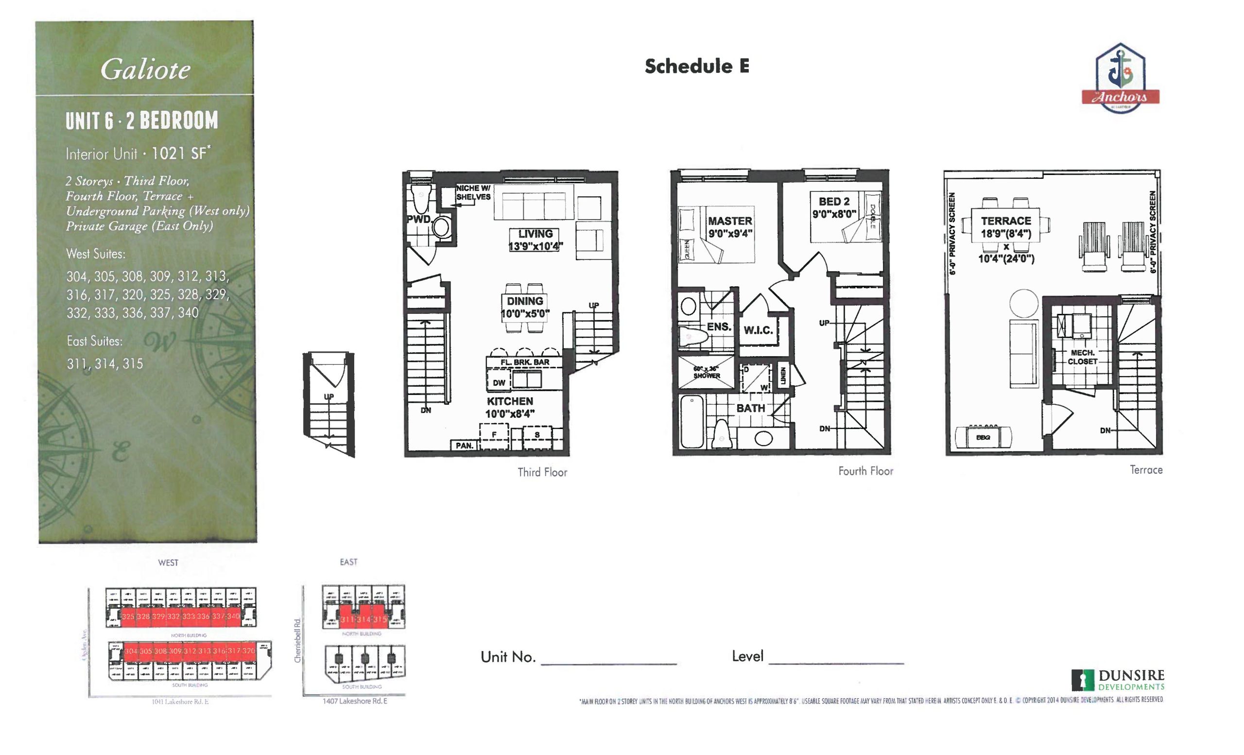 Galiote floor plan