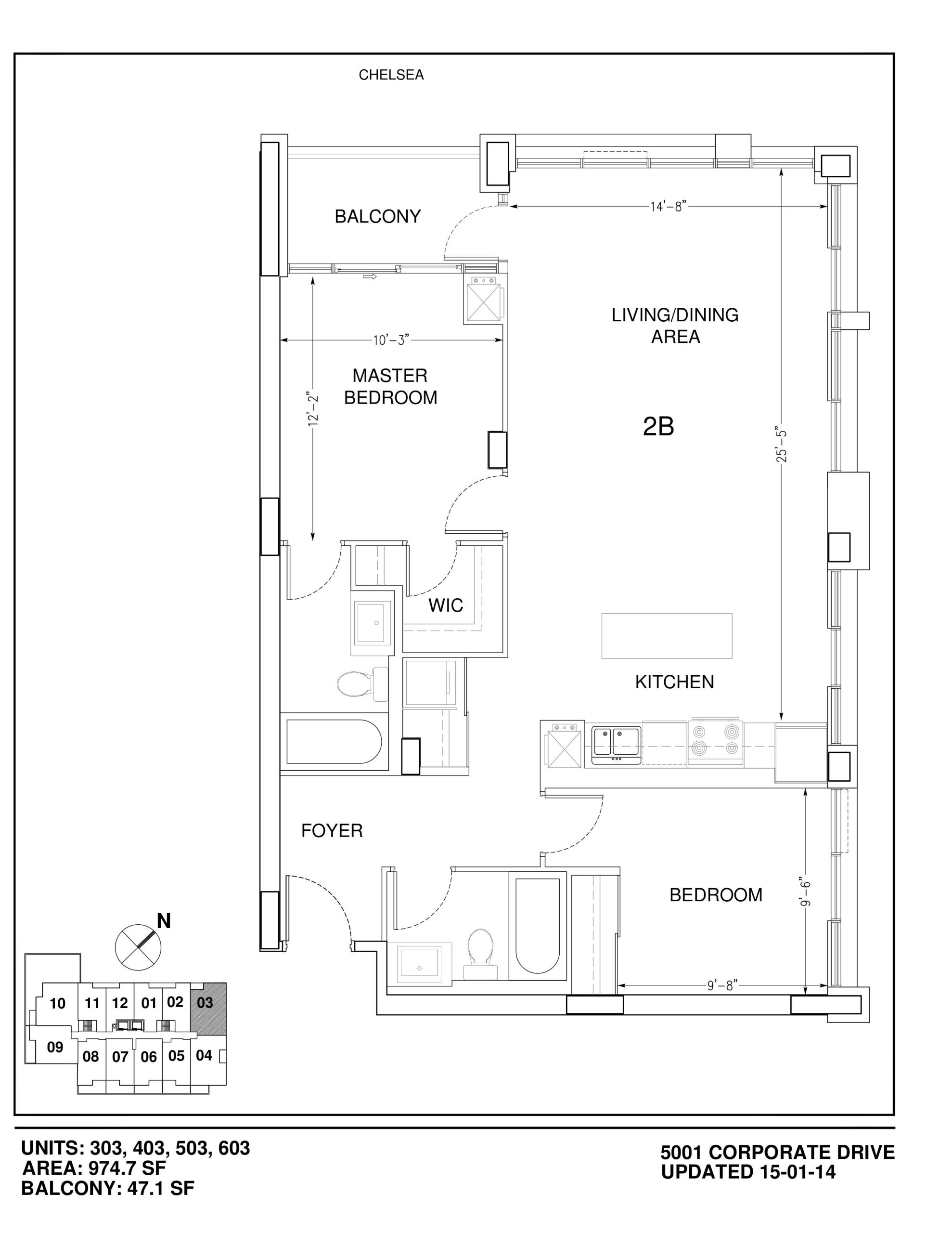 Chelsea floor plan