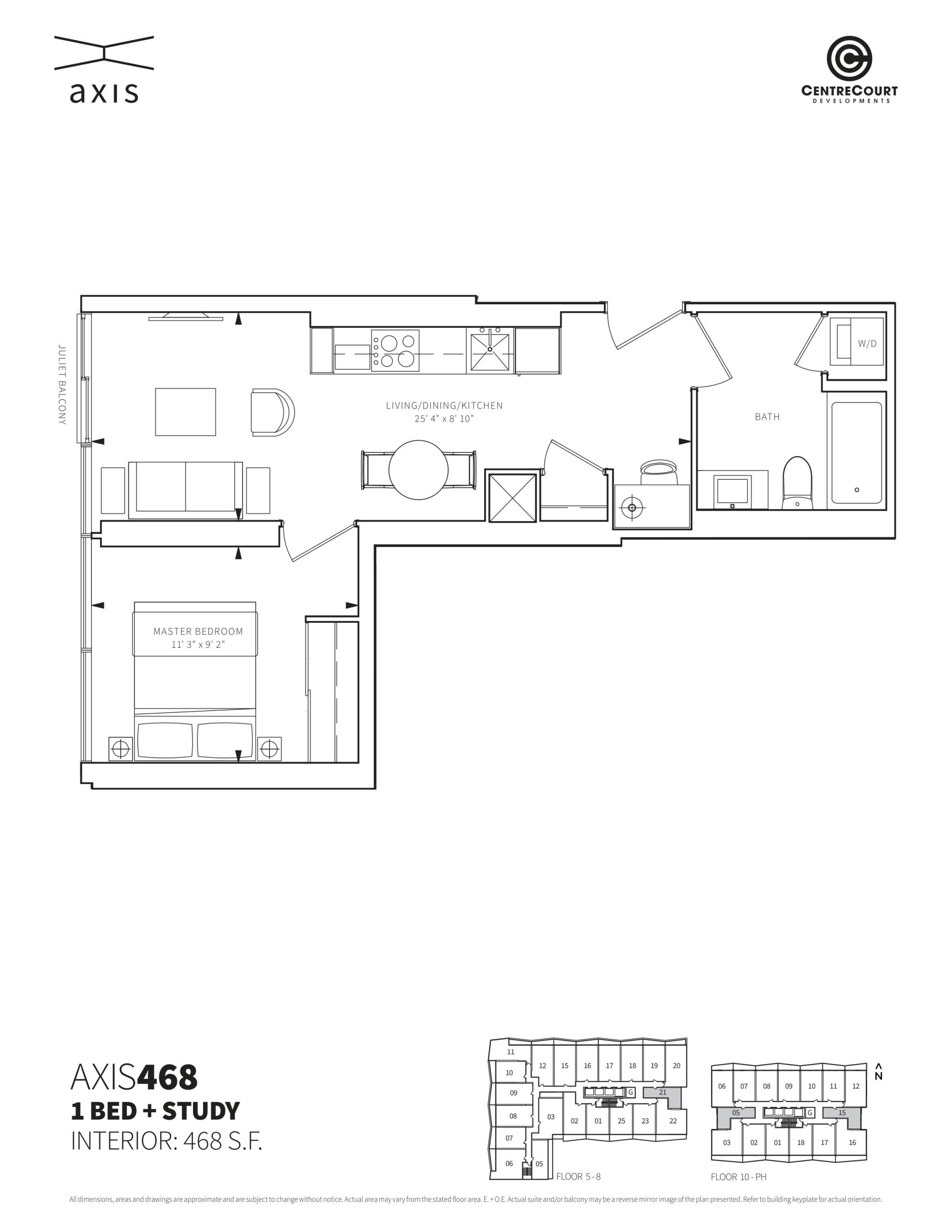 AXIS468 floor plan