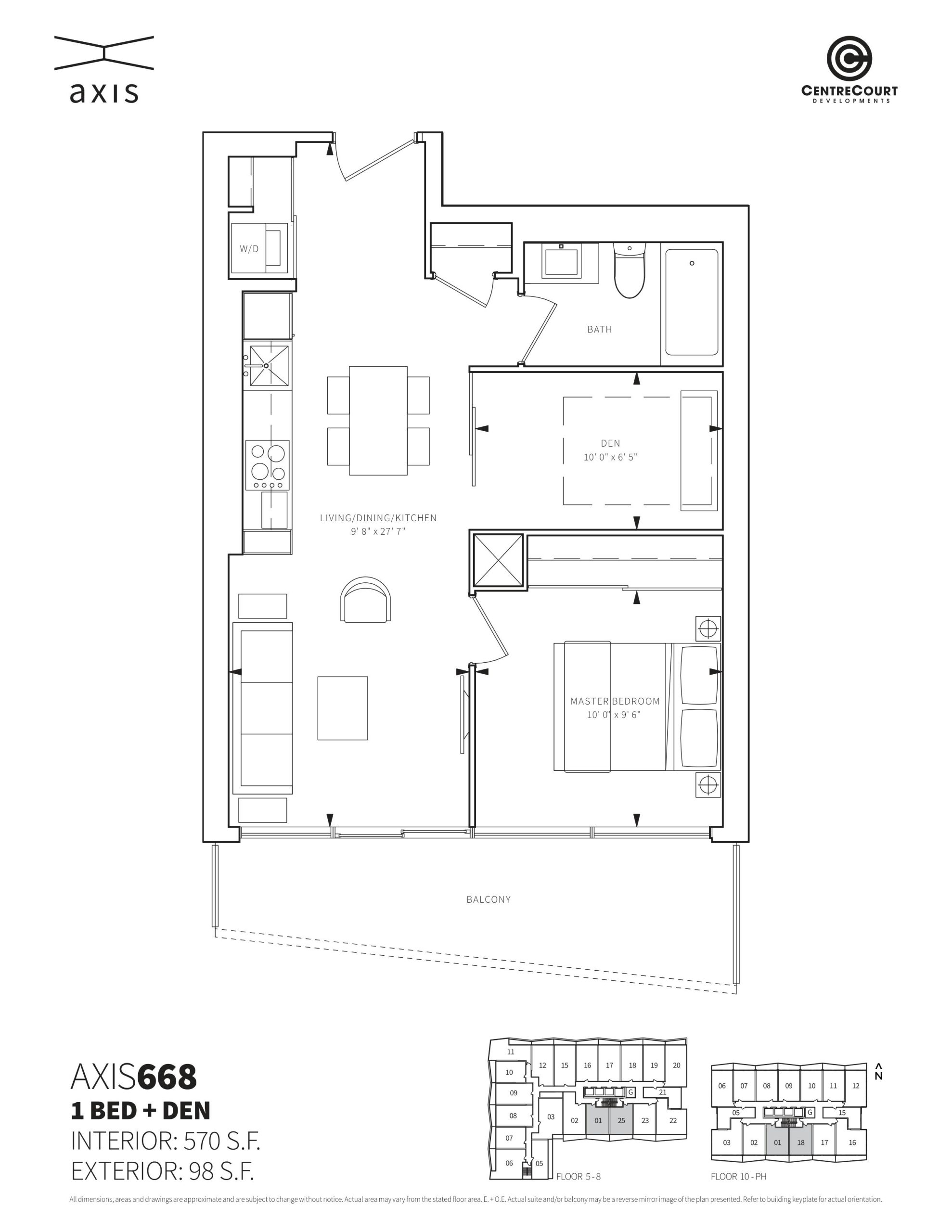 AXIS668 floor plan