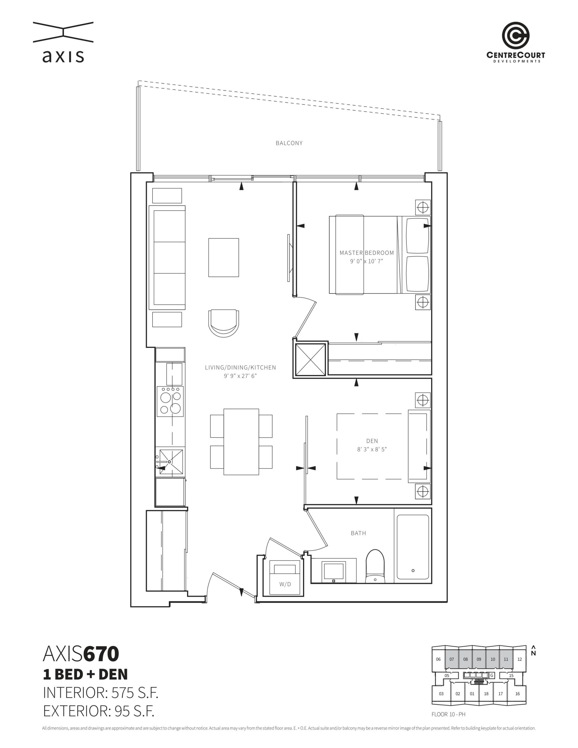 AXIS670 floor plan