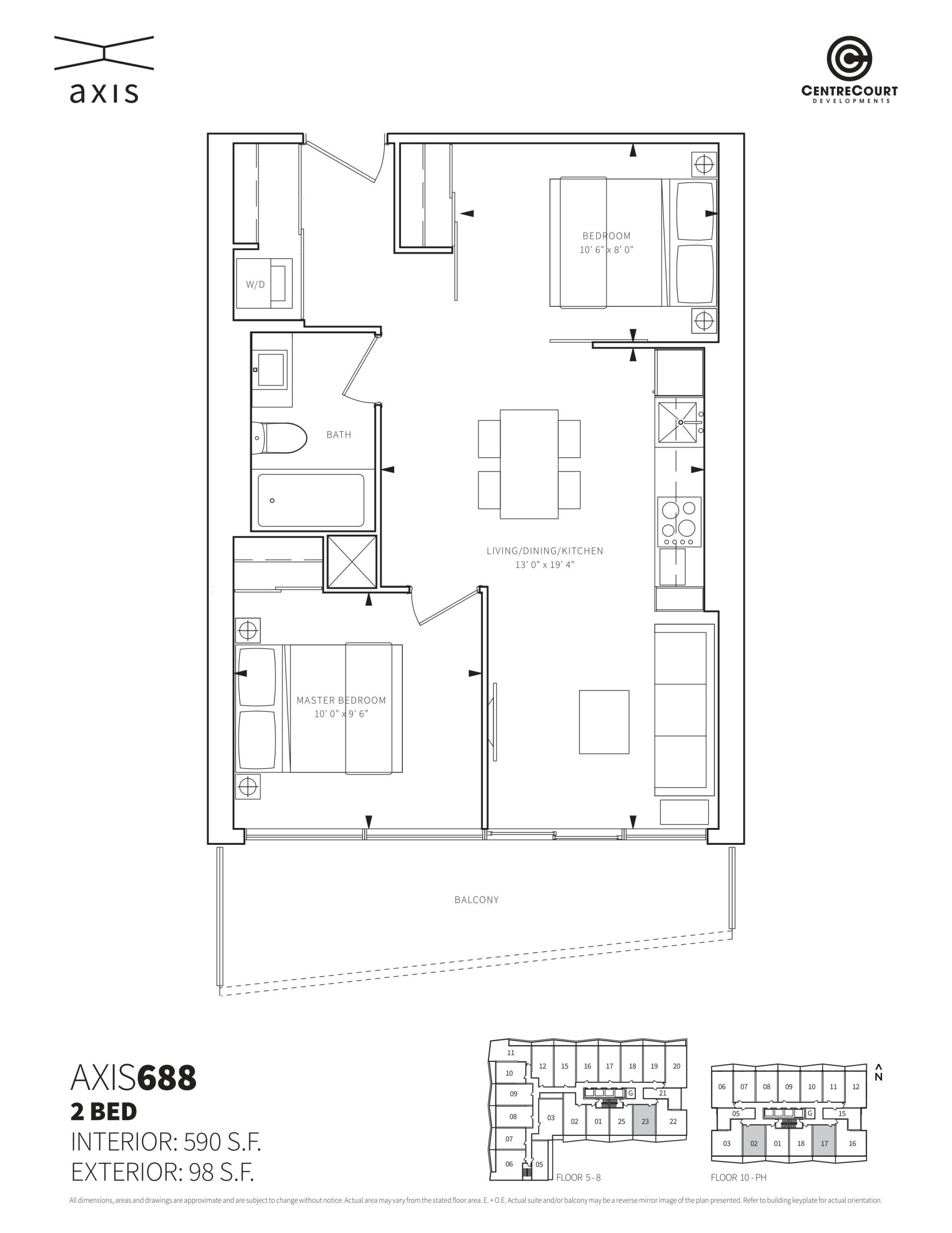 AXIS688 floor plan