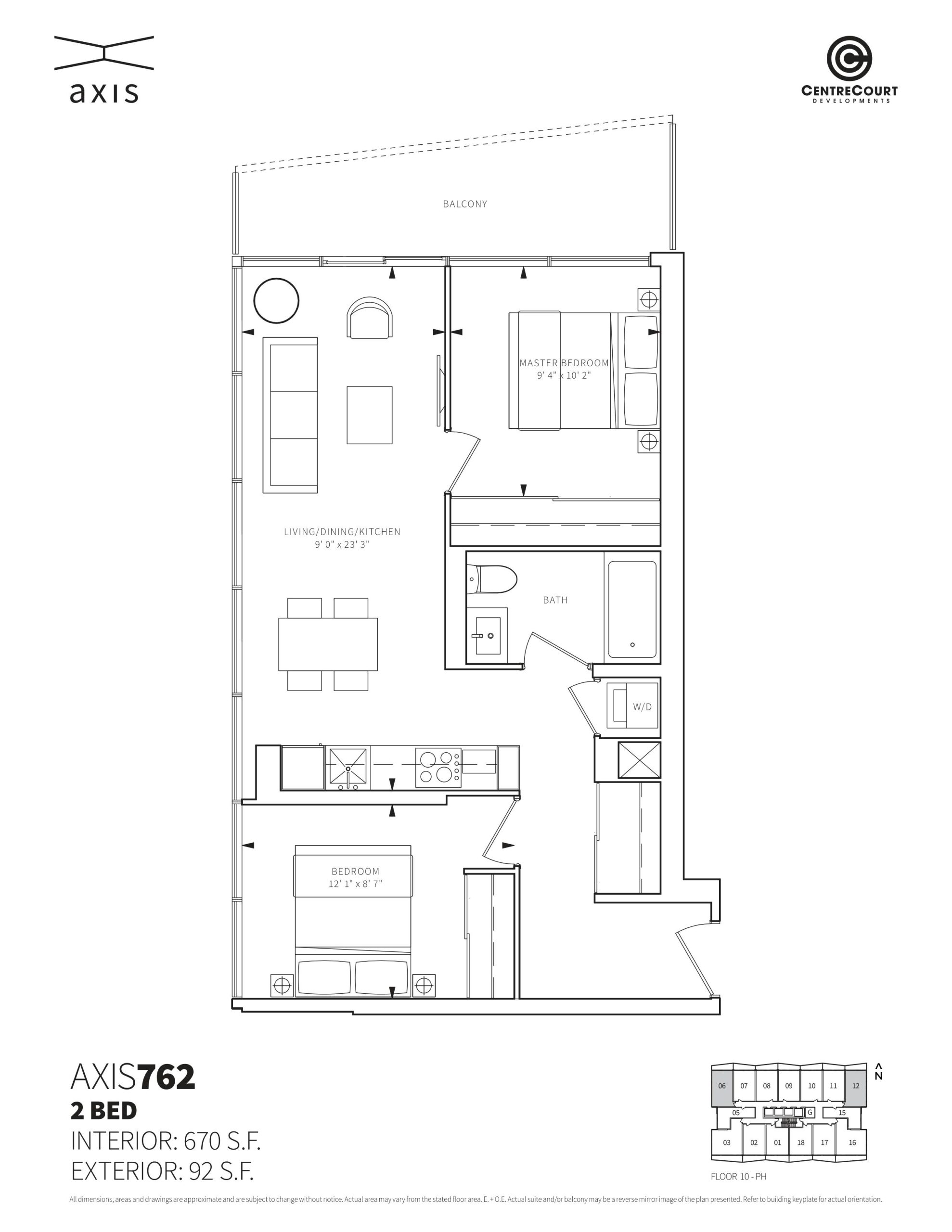AXIS762 floor plan