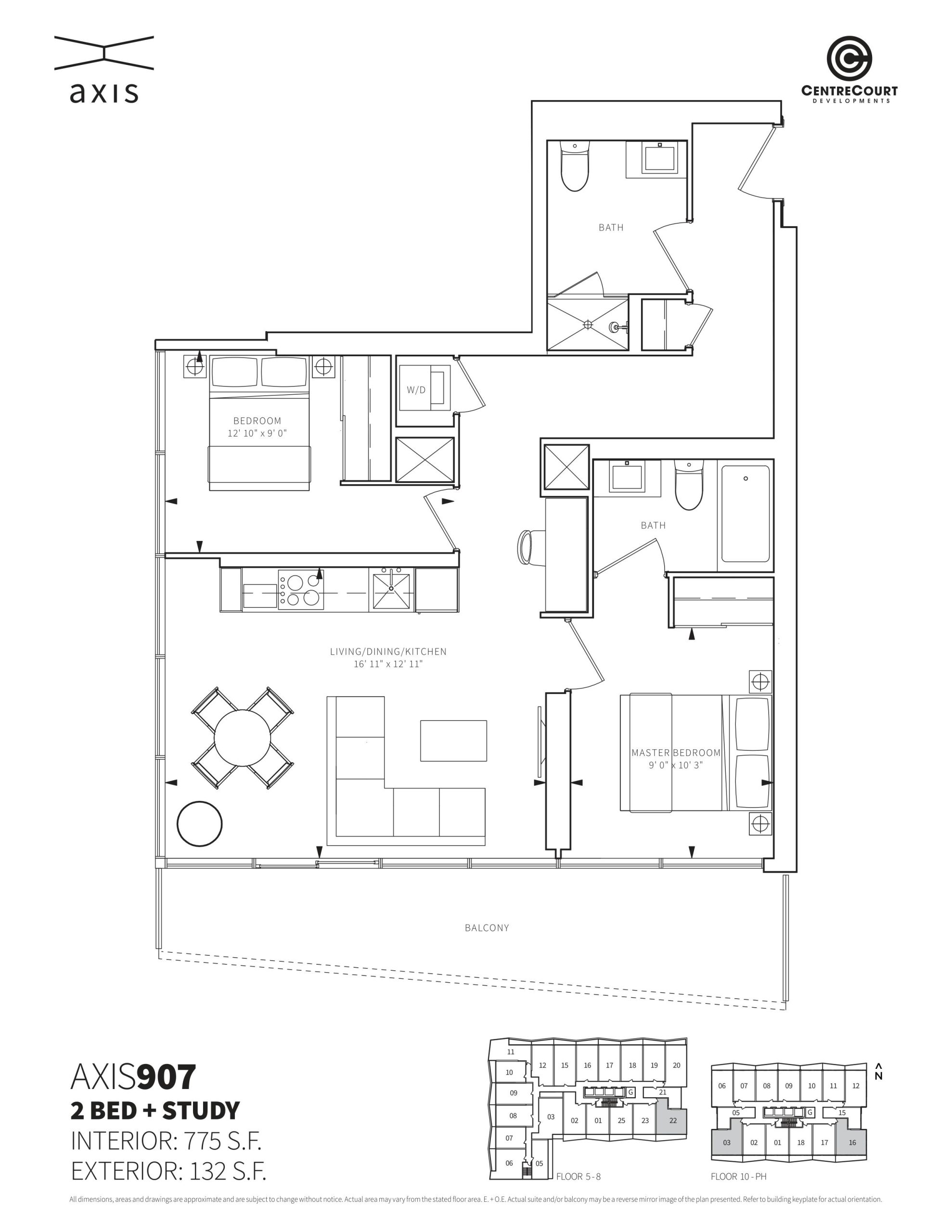 AXIS907 floor plan