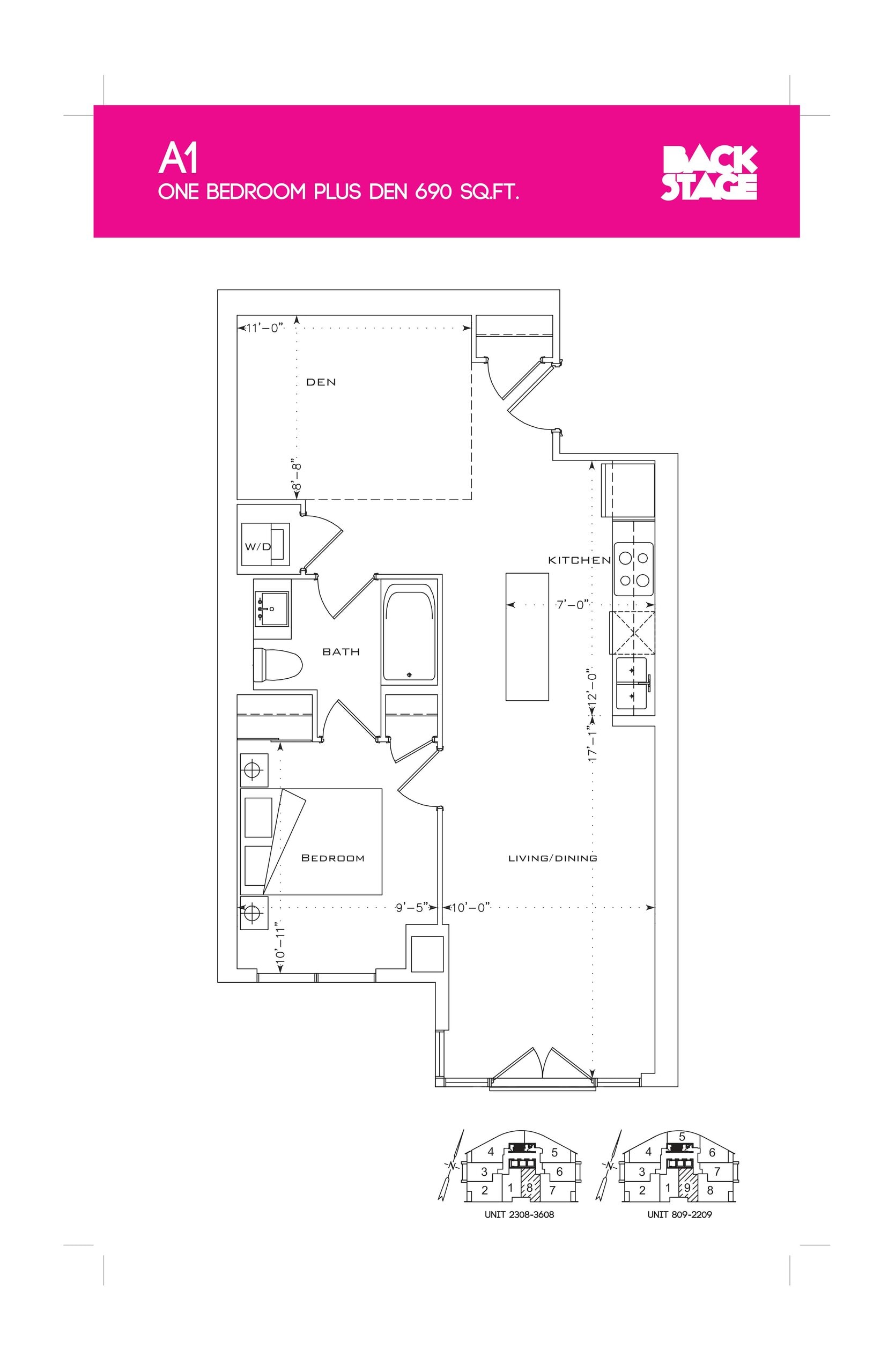 A1 floor plan