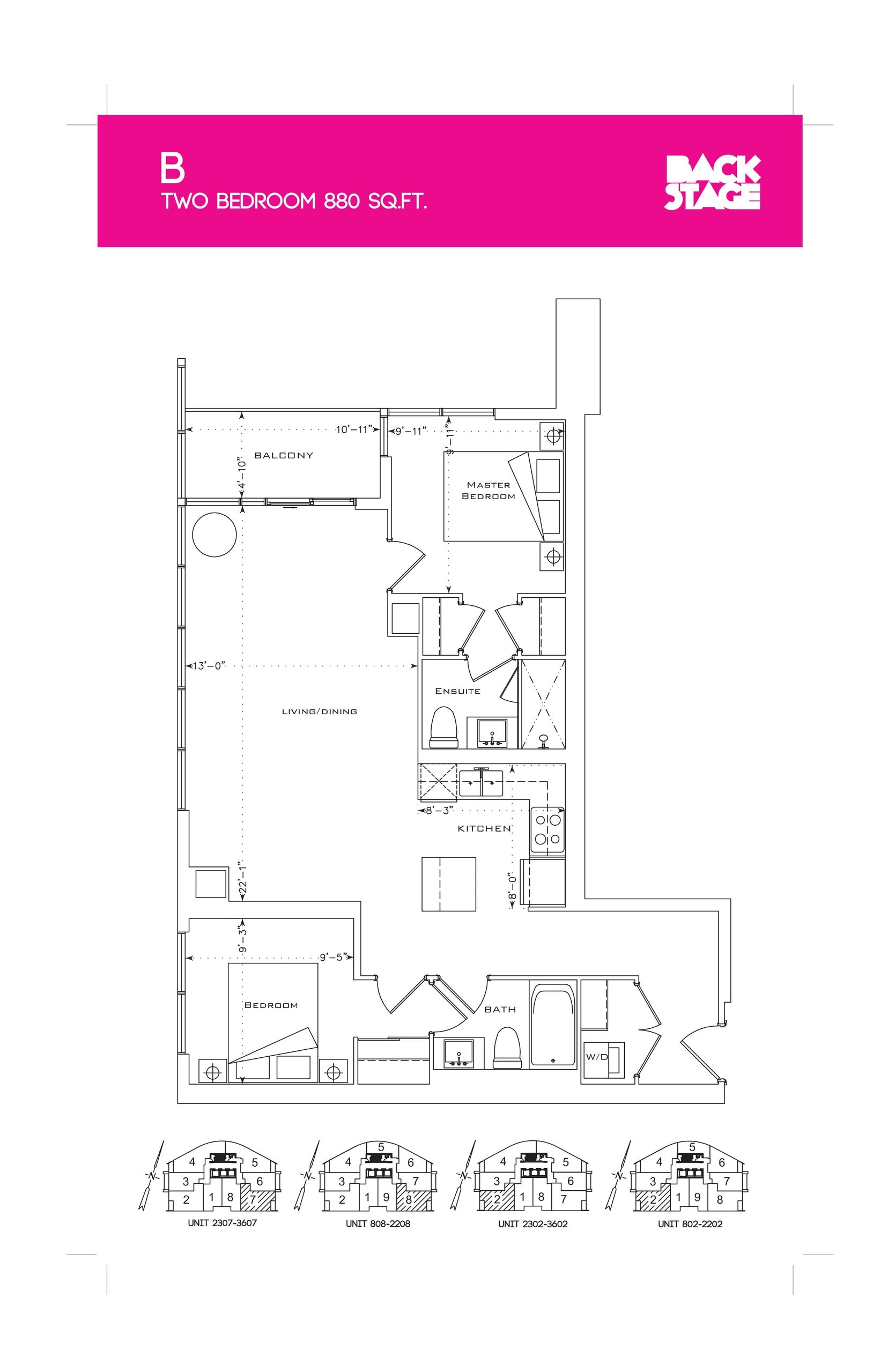 B floor plan