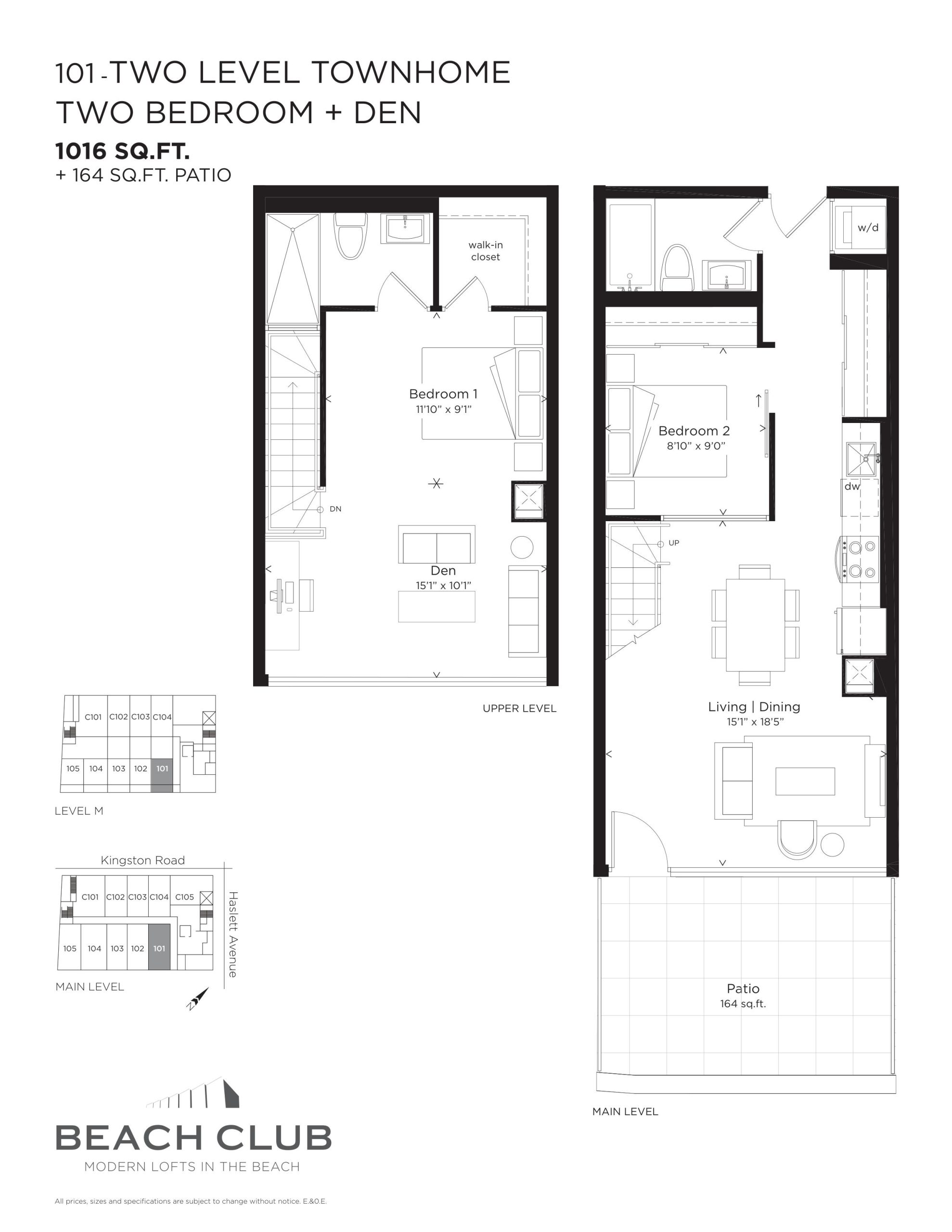 101 floor plan