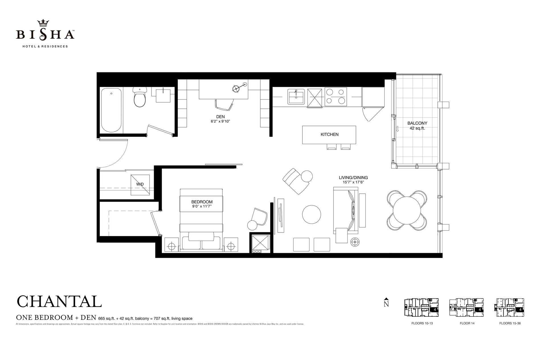 Chantal floor plan