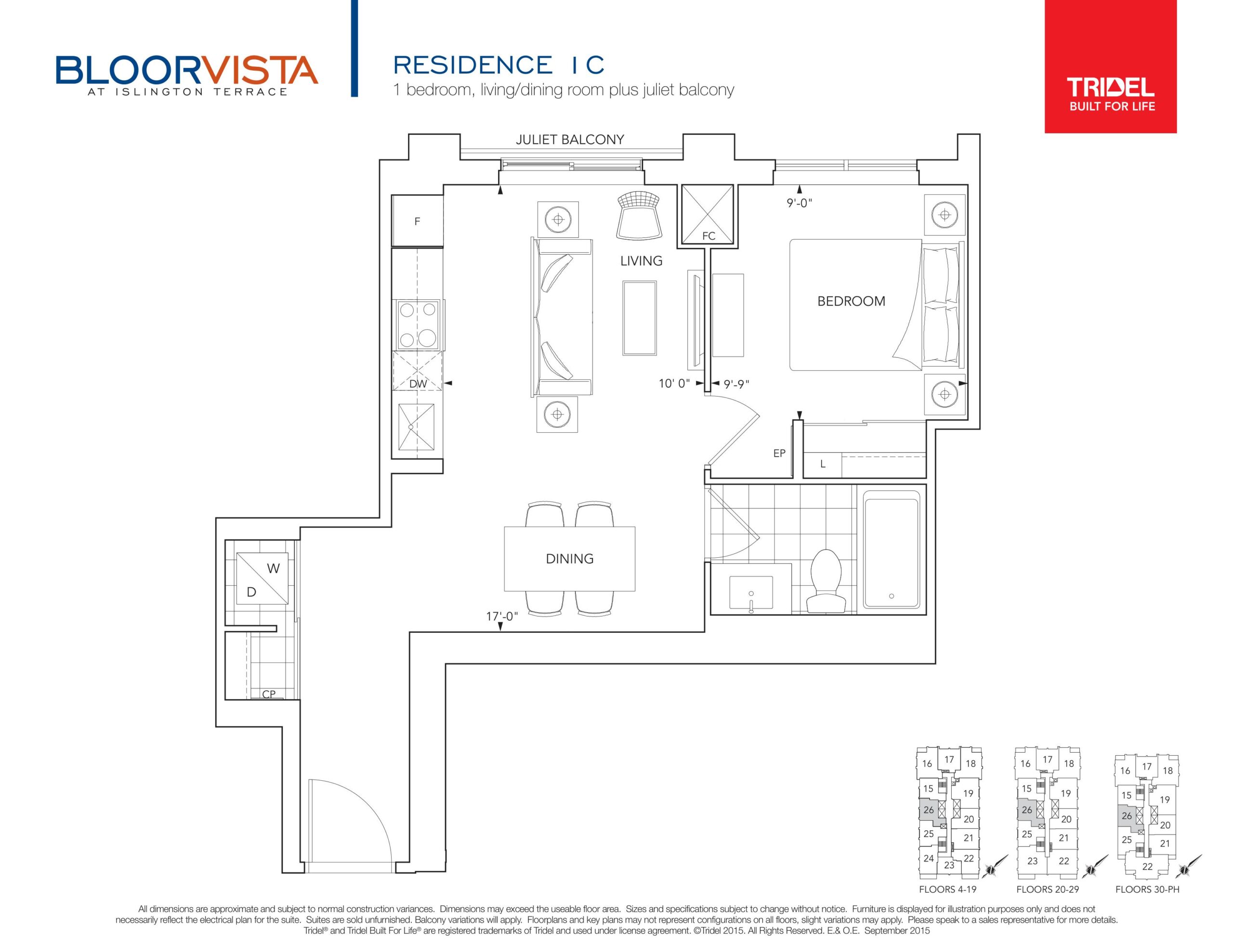 1C floor plan