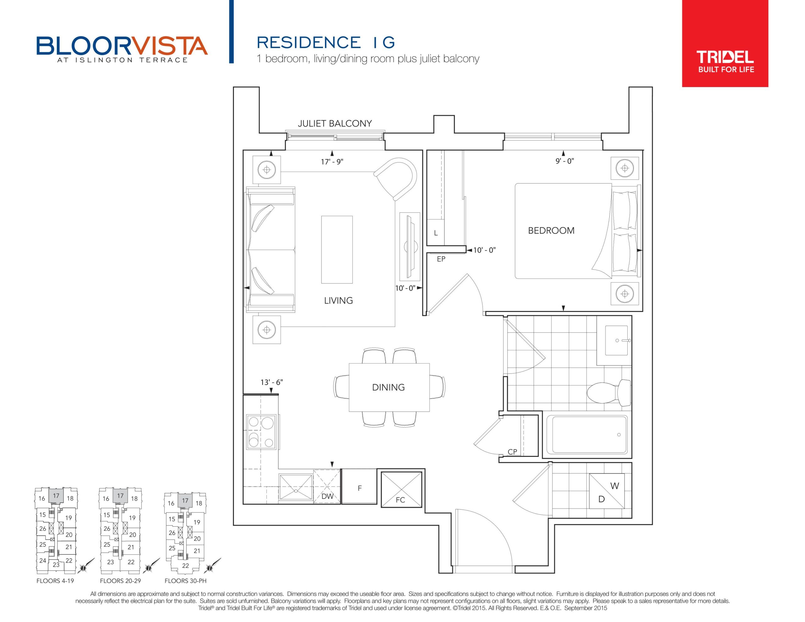 1G floor plan
